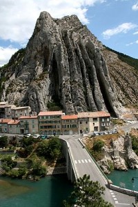 Sisteron - Le rocher de la Baume